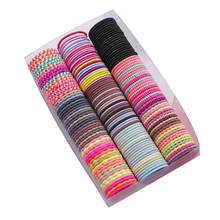 50PCS Hair Accessories Girls Rubber Bands Scrunchy Elastic Hair Bands Kids Baby Headband Decorations Ties Gum for Hair (3)