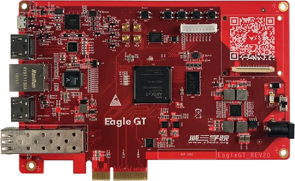 Плата PCIe FPGA board гигабитная доска eagсится Artix7 xilinx модуль датчика|Датчик ABS| |