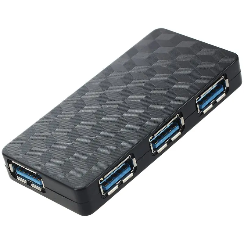 Высокая Скорость 5 Гбит/с 4 Порты и разъёмы док станция USB 3 0 удлинитель адаптер