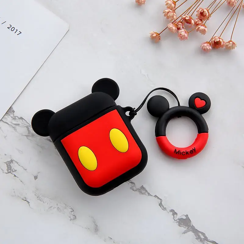 GJ0001 Чехол для AirPods с милой уткой, чехол для наушников для Apple Airpods 2, чехол для наушников, мягкий силиконовый чехол для наушников, чехол для Air Pods Funda - Цвет: GJ0001