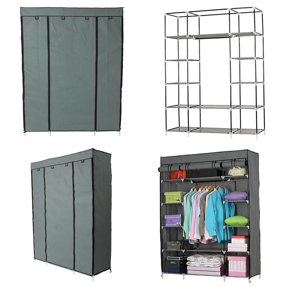 

5 Layers Non-woven Fabric Wardrobe Dustproof Home Clothes Closet Storage Organizer Home Bedroom Furniture Cabinet Wardrobes