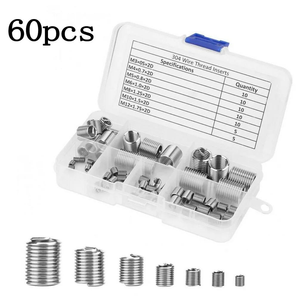 

Part Wire Thread Insert Accessories Helicoil M3-M12 Metric Replacement