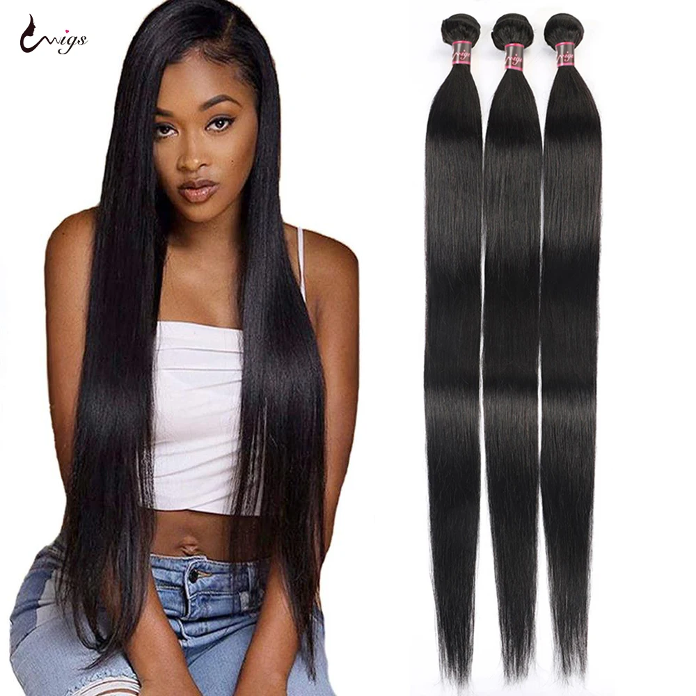 Пряпряди UWIGS бразильские пупряди волос 100% человеческие волосы Remy для наращивания