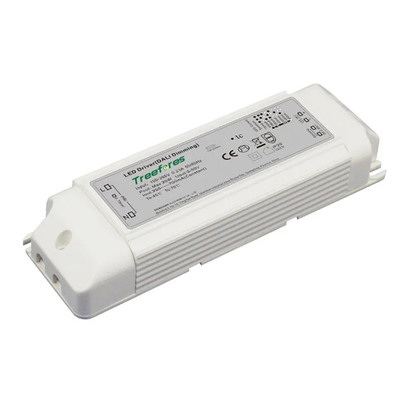Адаптер драйвера с регулируемой яркостью DALI AC 100 240V до 12V 24V dc источник питания 10W 15W