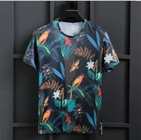 euramerican mens loose t shirts hot fashion print summer tee tops womenmen casual comfortable tee shirt m 6xl size b702