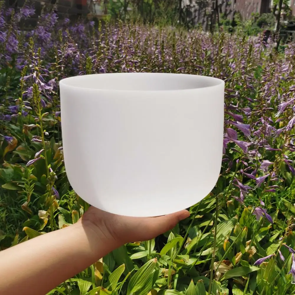 Поющая чаша из матового кварца 10 дюймов |