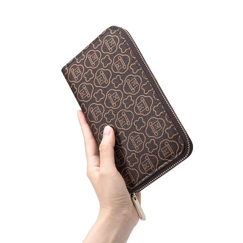 

New style wallet long wallet multi-card position zipper bag female wallet clutch bag fashion wallet luxury wallet women wallets