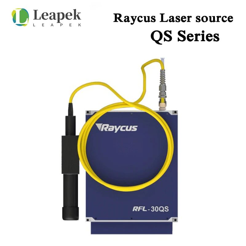 Импульсный оптоволоконный лазерный источник QS Raycus 20-50 Вт защитный разъем для