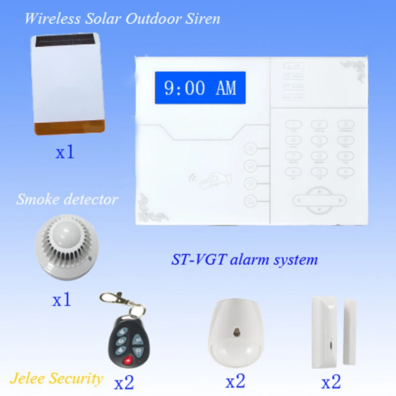 

ST-VGT French Menu Wireless zone GSM Alarm TCP IP Alarm System Smart home Alarm System with WebIE control