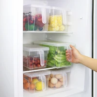 refrigerator fresh box plastic fresh keeping box fruit and vegetable food finishing storage box household kitchen organizer