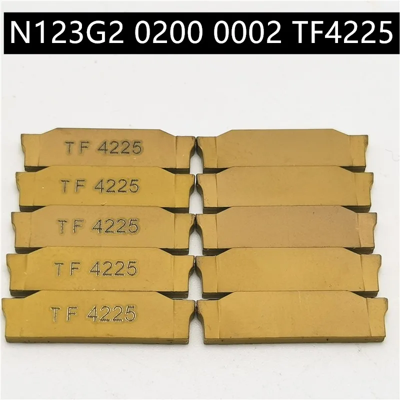 

10PCS N123G2 0200 0002 TF4225 Carbide Insert Turning Tool Turning Milling Cutter CNC Cutting Tool Slot Cutting TF 4225