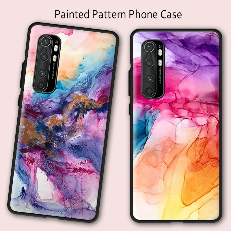 Чехол-накладка для Xiaomi Mi 8 9 10 Lite Pro SE 9T 10T CC9 CC9e с мраморным рисунком | Мобильные