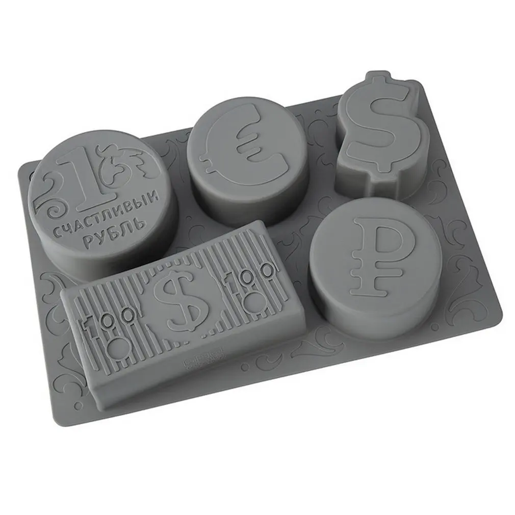 

Cake Mold Silicone US EUR Currency DIY Baking Sugar Chocolate Cutter Mould Fondant Cake Decorating Tool Baking Tools