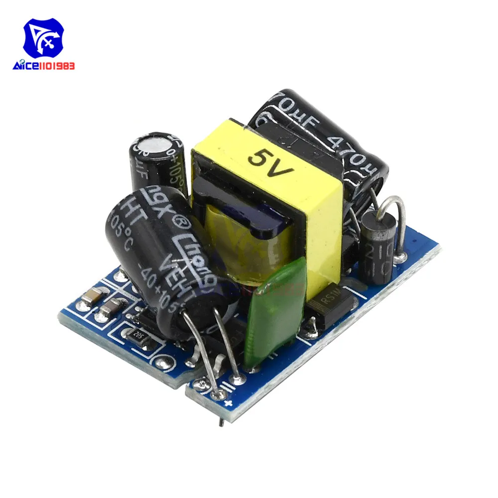 Diymore AC 110V 220V DC/DC 5V 700mA трансформатор модуль DC понижающий преобразователь вниз