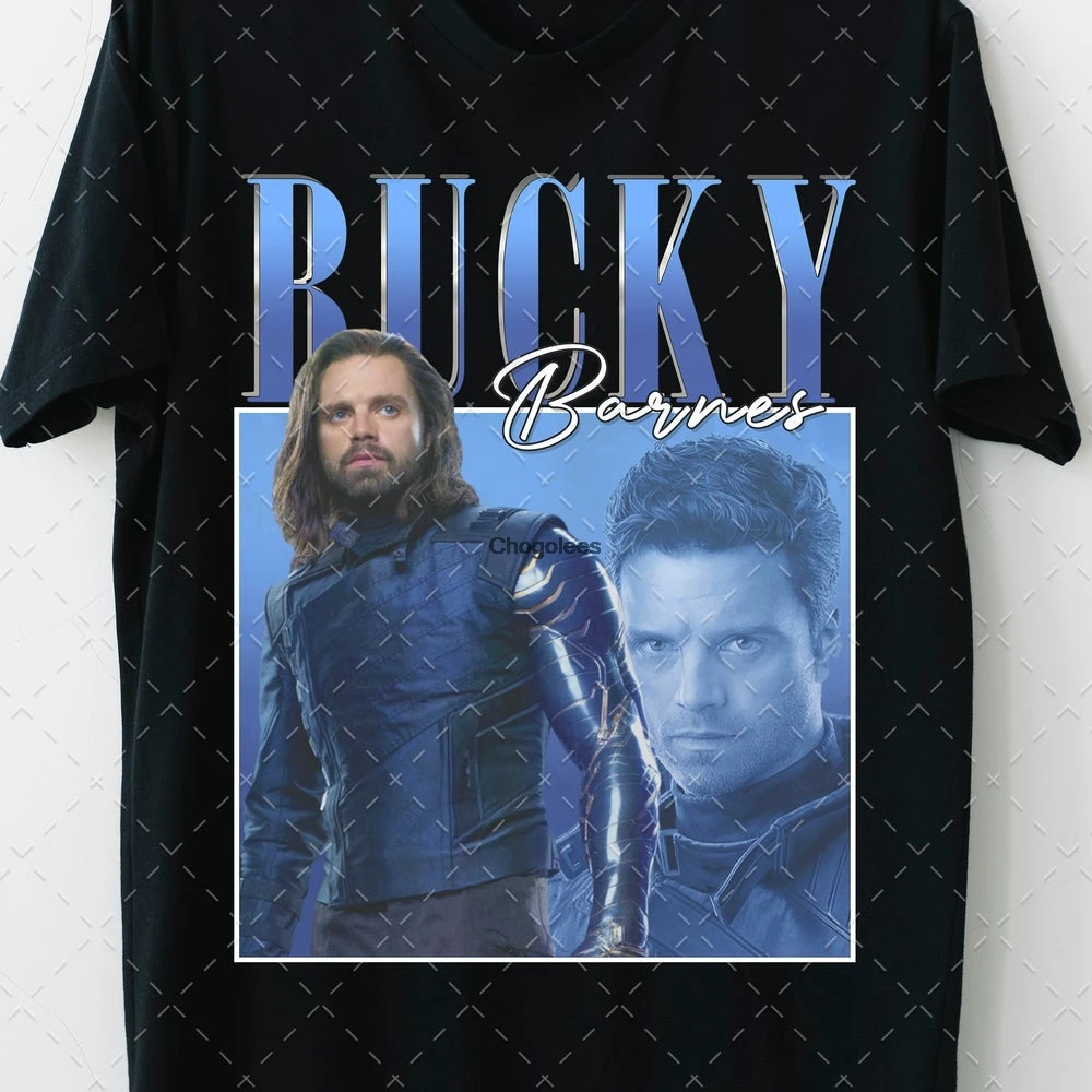 

Vintage Bucky Barnes T Shirt The Falcon And Winter Soldier Homage T Shirt