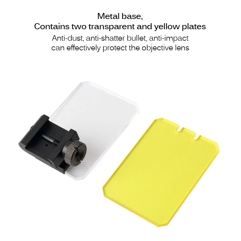 Охотничьи прицелы Защита объектива красная точка прицел прозрачный