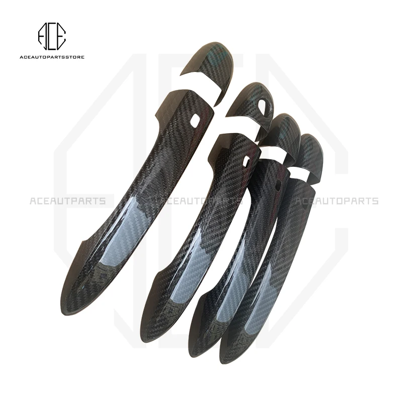 Чехол из натурального углеродного волокна для ручки двери автомобиля Maserati