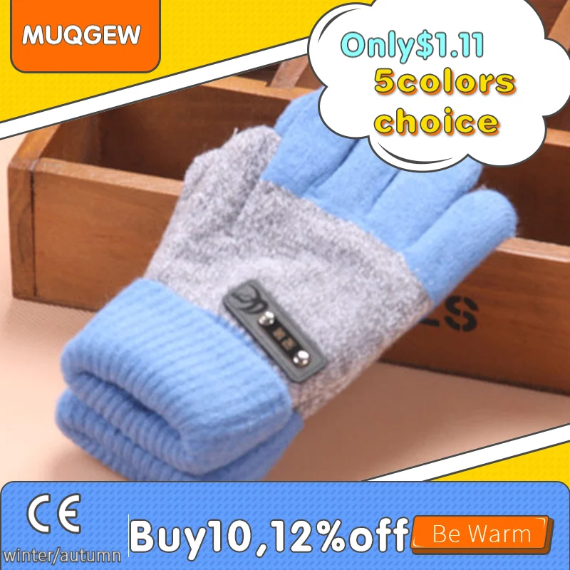 Горячая Распродажа, MUQGEW, Детские Зимние варежки, перчатки, детские, хлопковые, милые, утолщенные, горячие, детские, для мальчиков и девочек, зимние, теплые перчатки, варежки