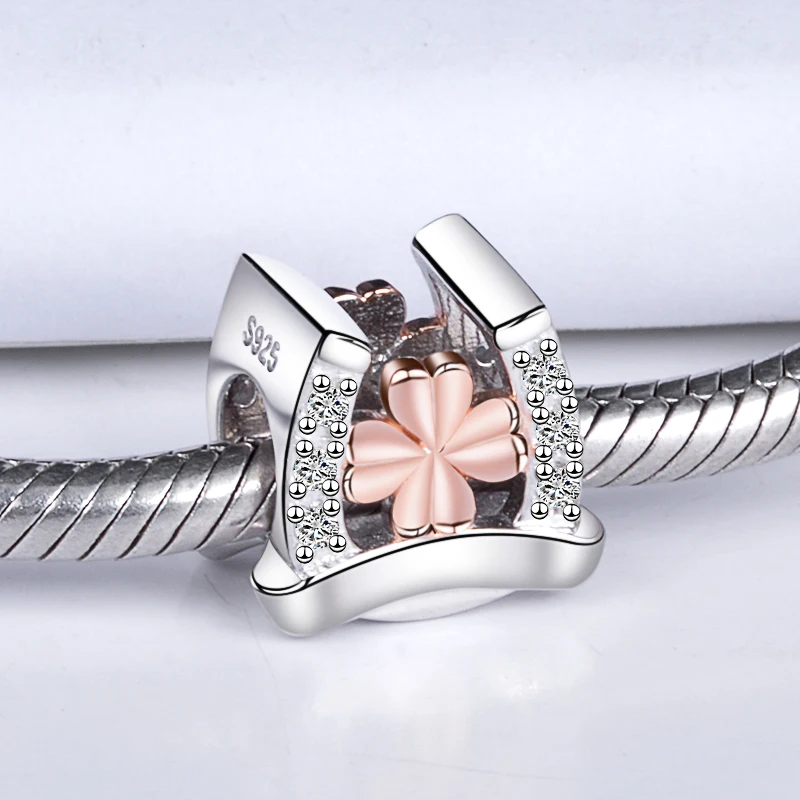 Бусины из серебра 100% пробы с фианитами и подвесками-подвесками