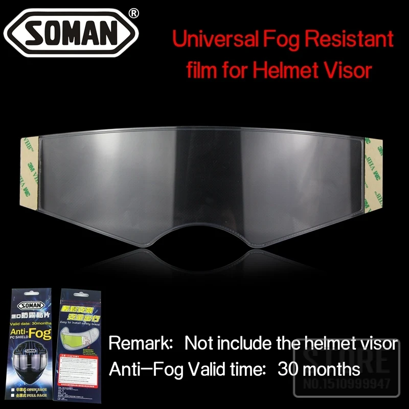 

Clear Anti-fog patch Motorcycle Full Face Helmet Generic Film for K1 K3 K4 K5 AX8 LS2 HJC Marushin Helmets Lens Anti-fog visor