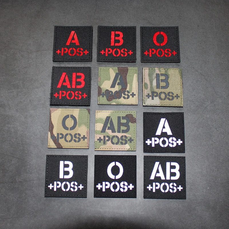 A + B O AB POS прибор для измерения кровяного Типа ИК отражающая вставка Тактический