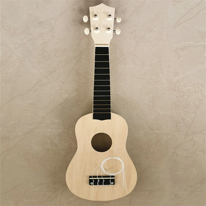 

21Inch BassWood Ukulele Unfinished Set DIY Color Paint Pattern Design