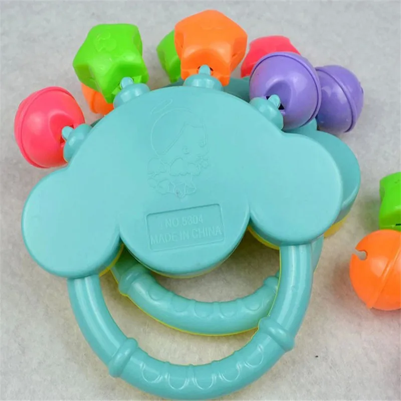 Детские погремушки для новорожденных с героями мультфильмов игрушки рук