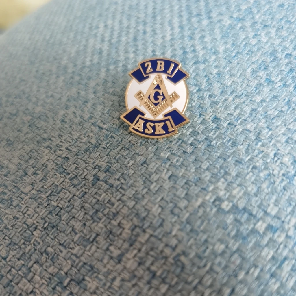 19 мм 2B1 ASK1 масонская булавка для лацкана масонской значок сувенир рукоделия | Дом