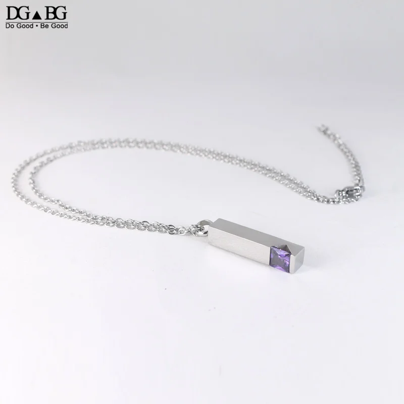 Инкрустация Колье из прах питомца урна с кристаллами кулон ожерелье ювелирные