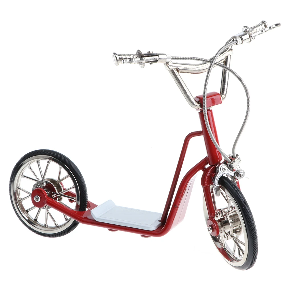 

Diecast Model Hobby Collection 1:10 Scooter Bike Replica Crafts Toy