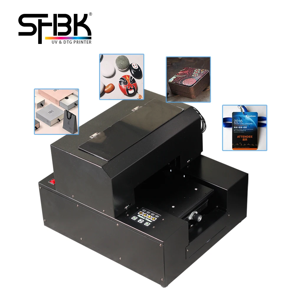 A4 uv струйный принтер используется для печати Футболка кожаный чехол мобильного