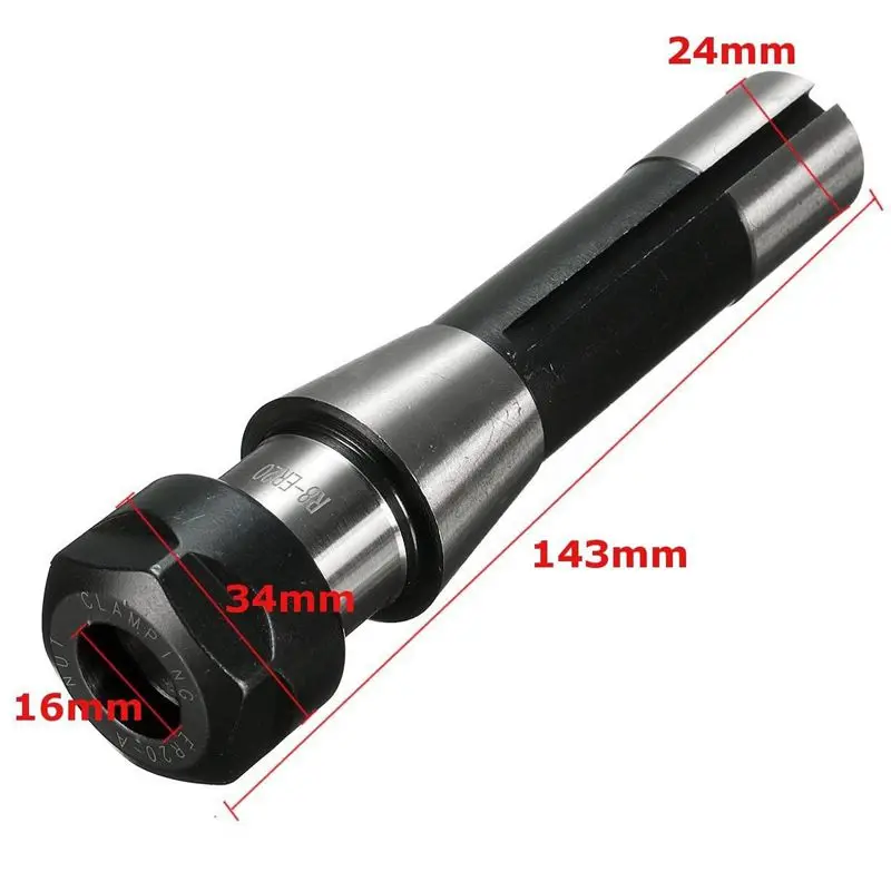 R8 ER20 7/16 дюйма цанговый патрон Держатель CNC фрезерный токарный станок Арбор