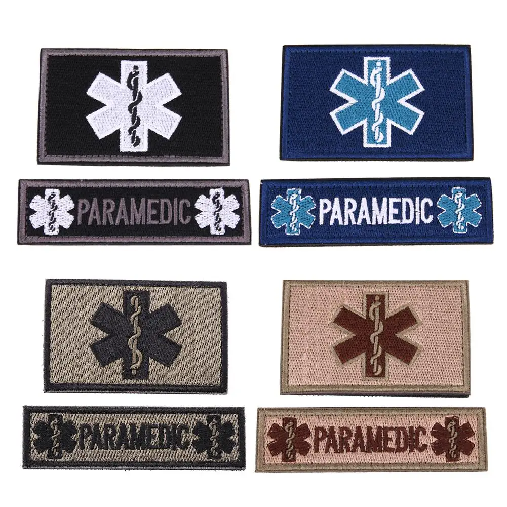 2 шт. вышивка военная нашивка экстренная медицинская техника вышитые военные