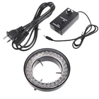 Регулируемая кольцевая лампа с подсветкой для микроскопа с 56 светодиодами