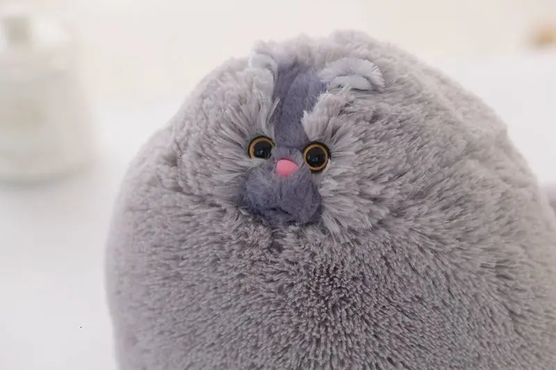 30 см Плюшевые игрушки kawaii Подушка персидский толстый кот круглый шар форма