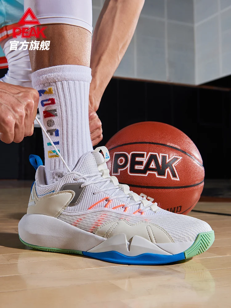 

Peak basketball shoes men's shoes 2021 summer new men's mesh breathable wear-resistant actual combat shoes low Top Sneakers