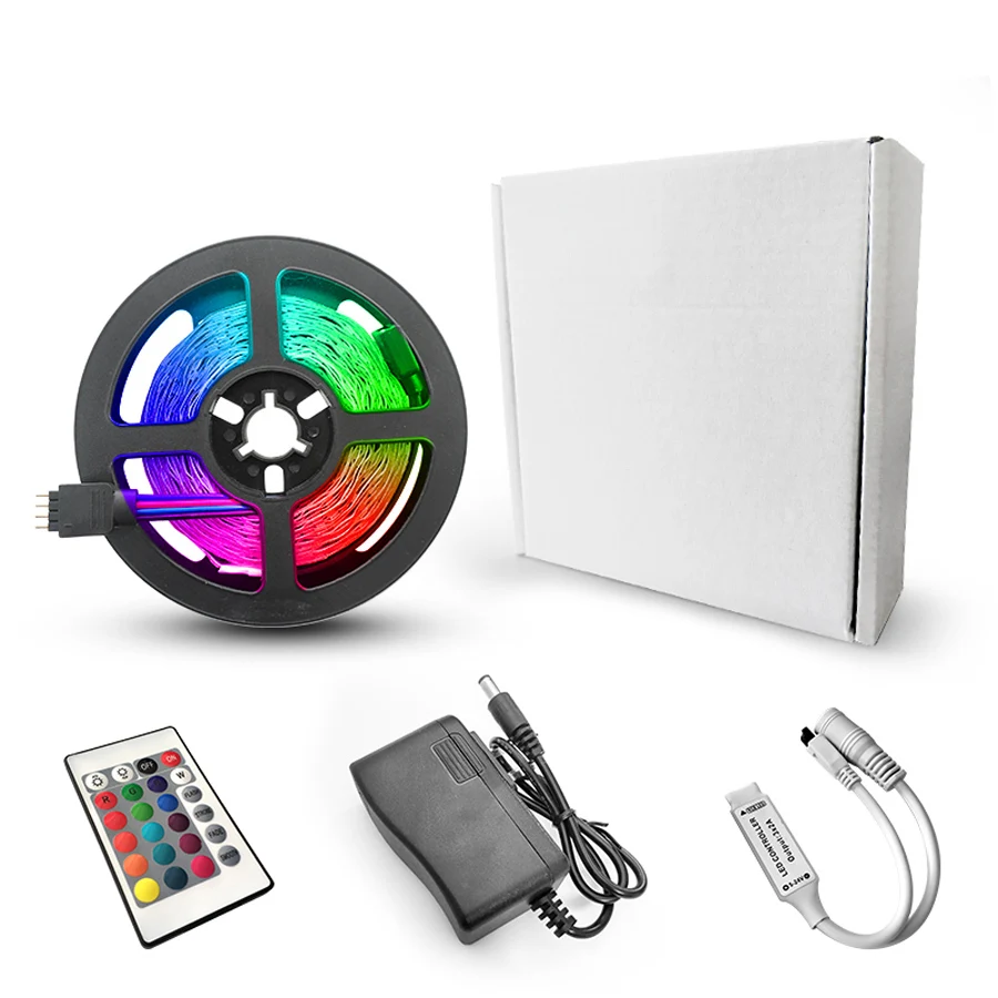 5 м SMD 2835 Светодиодная лента Bluetooth RGB светильник та 12 В постоянного тока не