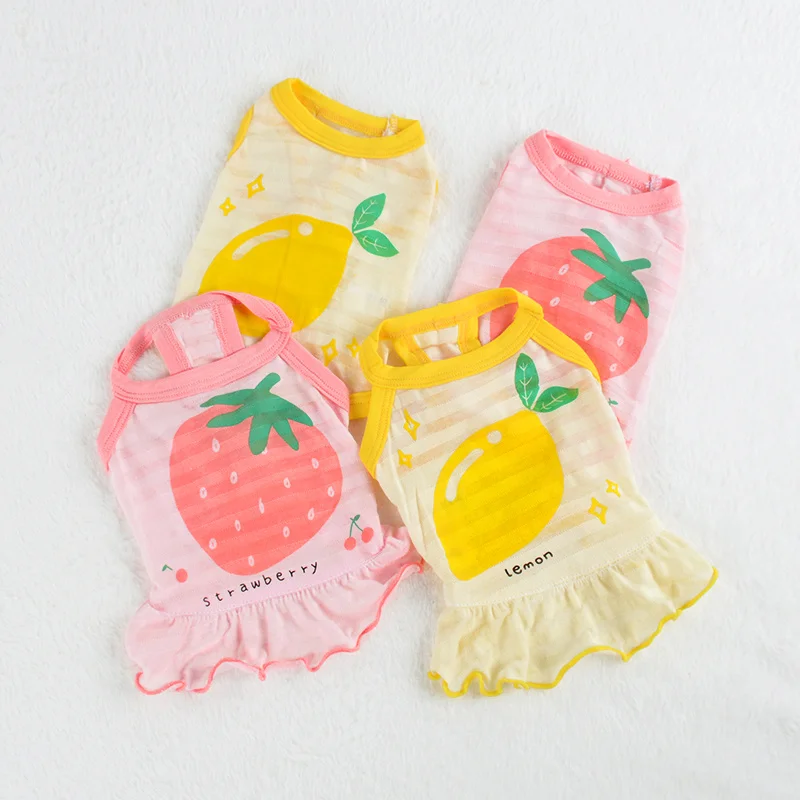 

Couple Dog Clothes Summer Cat Puppy Doggie Costume Yorkshire Chihuahua Dog Vest Skirt Pet Dress Pomeranian Poodle Maltese Outfit