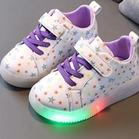 baby led shoes for kids boys girls luminous sneakers children glowing shoes with light up sole led toddler shoes