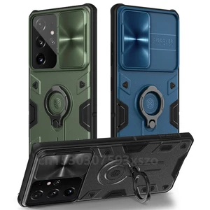for samsung galaxy s21 ultra case phone accessories cell phone case ring stand mobile phone cover camera protection nillkin free global shipping