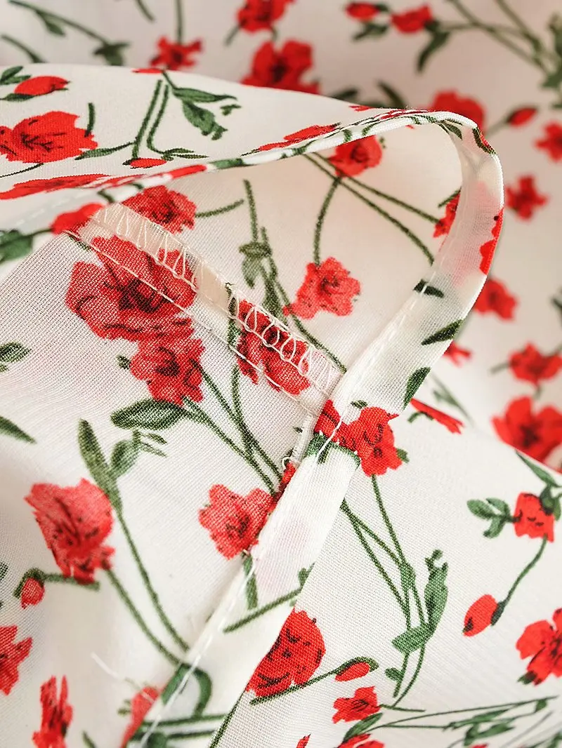 

Women Sexy V Neck Sleeveless Mini Dress Floral Print Bow Tie Ruffles Spaghetti Strap Dress Female Summer Beach Dresses