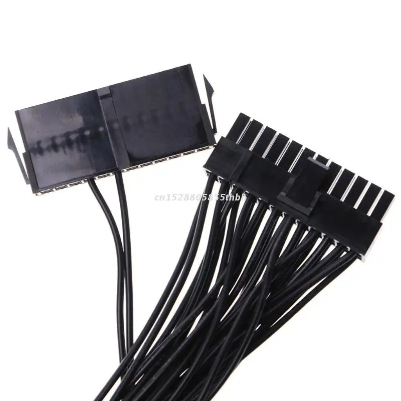 

24Pin 20+4Pin 3-Way multiple PSU A TX Power Supply Adapter Cable 18AWG Wire For Synchro Start Motherboard Mining Y4QD