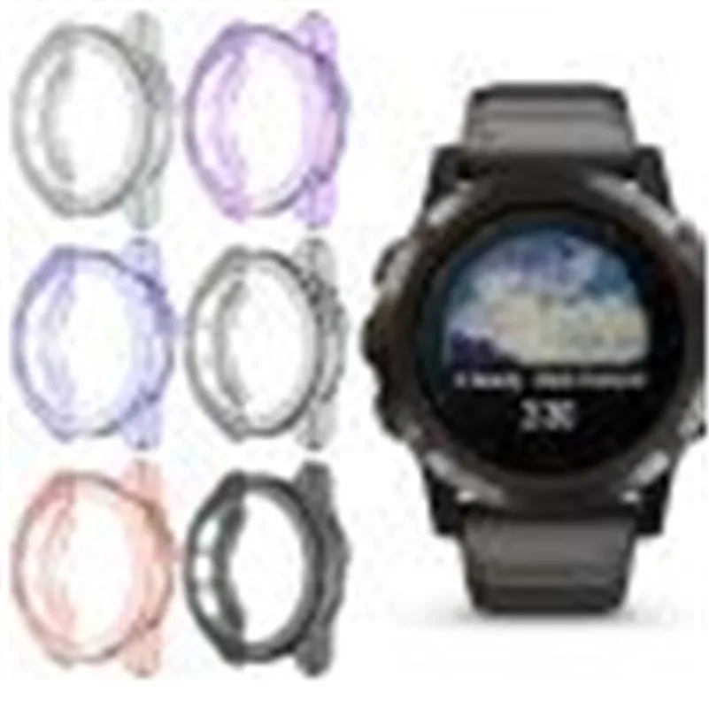 Ультратонкий кристально прозрачный защитный чехол из ТПУ для Garmin Fenix 5/5 Plus защита