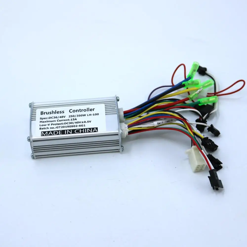 GREENTIME 24 V/36 V/48 V 250/350W бесщеточный Электрический контроллер для мотороллера для е-байка с бесщеточным двигателем Скорость водителя и LH-100 ЖК-дисплей Дисплей один комплект