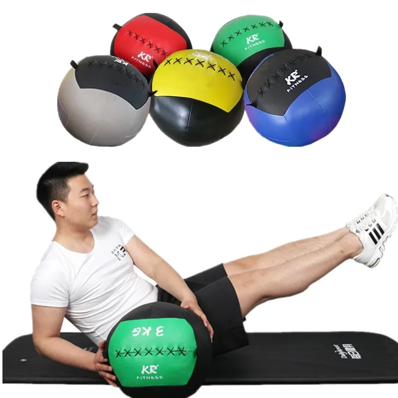 

35cm Medicine Ball Snatch Wall Balls Heavy Duty Exercise for Strength and Crossfit Workout Lifting Fitness Balance Training