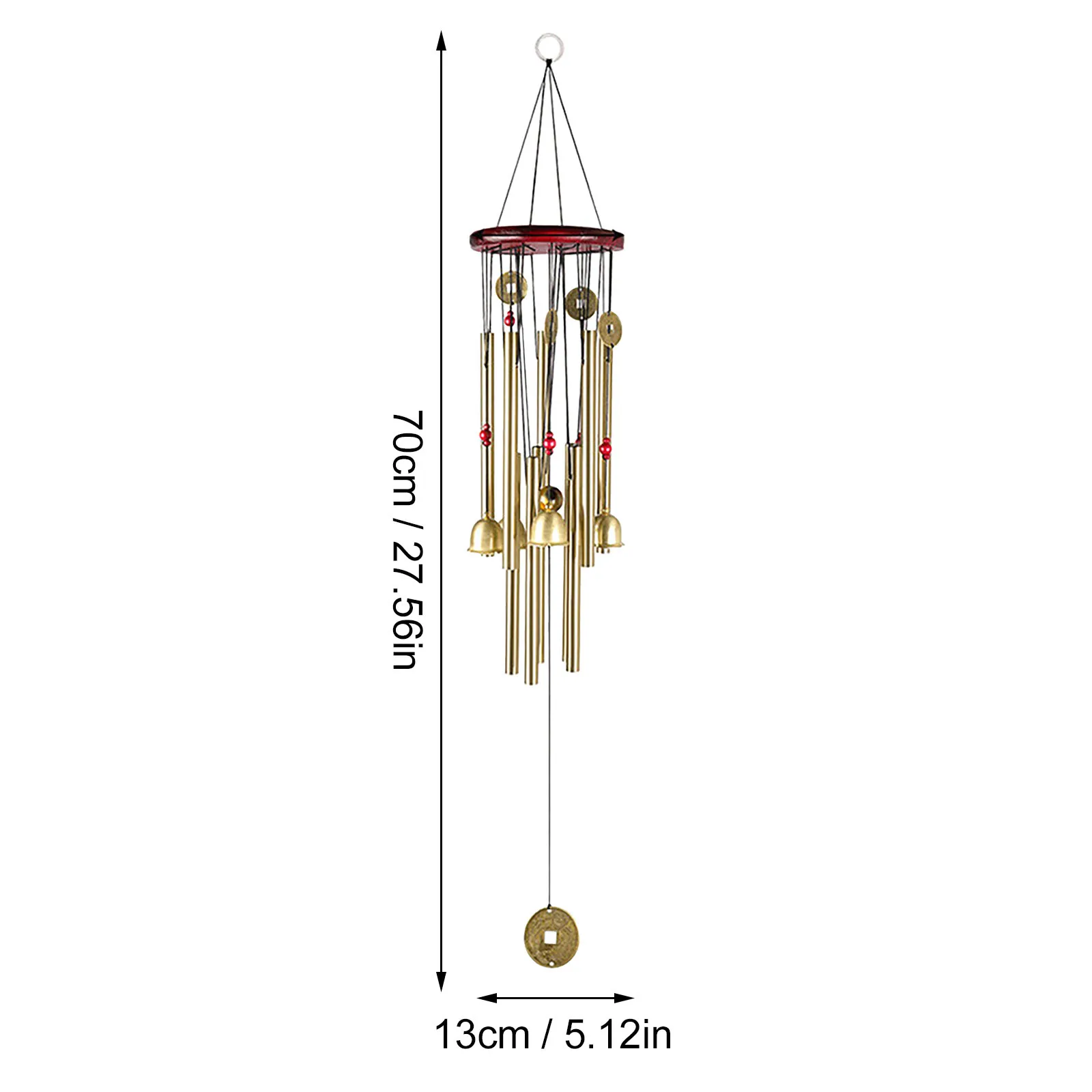

10 hollow High-quality wind chimes aluminum pipes for garden terrace courtyard and home decoration Pipe Garden TerraceCourtyard
