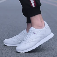 big size 36 50 men vulcanized shoes rubber bottom anti skid leather sneakers black flat women casual shoes chaussure homme femme