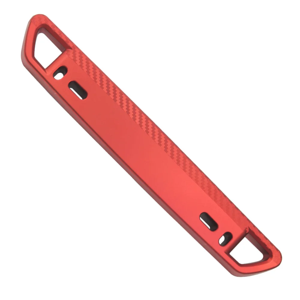 

Universal Car License Plate Decorative Frame Carbon Fiber Texture License Plate Frame Car Modification Accessory (Red)