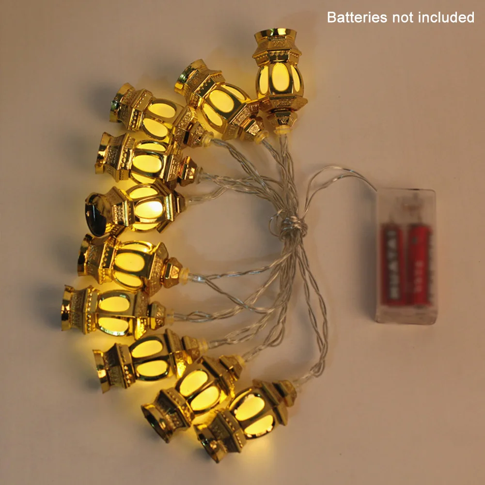 

Hotel Muslimische Battery Powered LED Light String Home Corridor For Ramadan Festival Living Room Plastic Lantern Party Wedding
