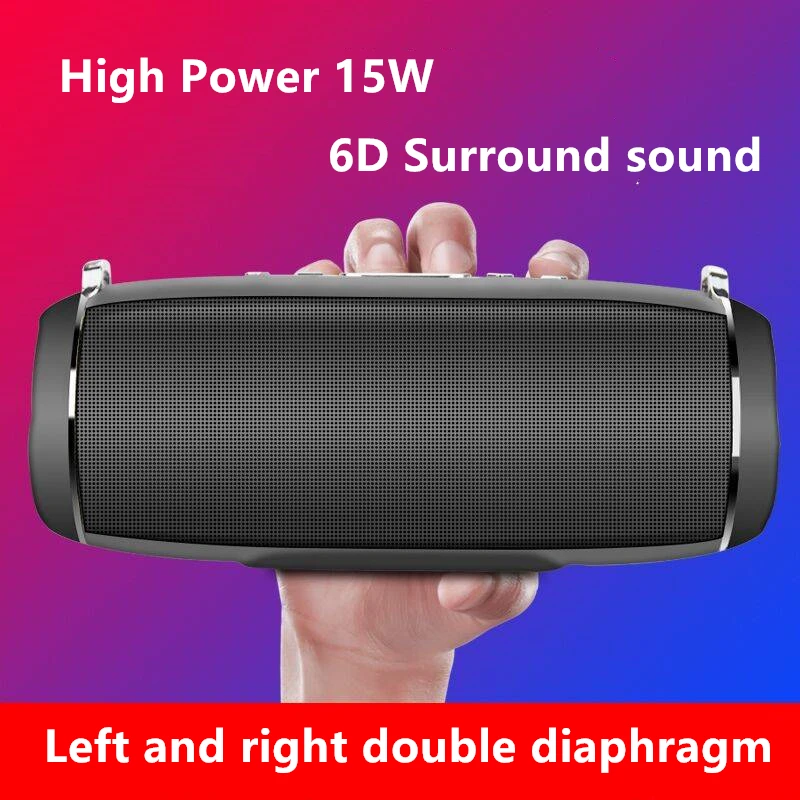 Портативная Bluetooth-Колонка Casaland C-LN25 уличная Беспроводная Hi-Fi басовая колонка с